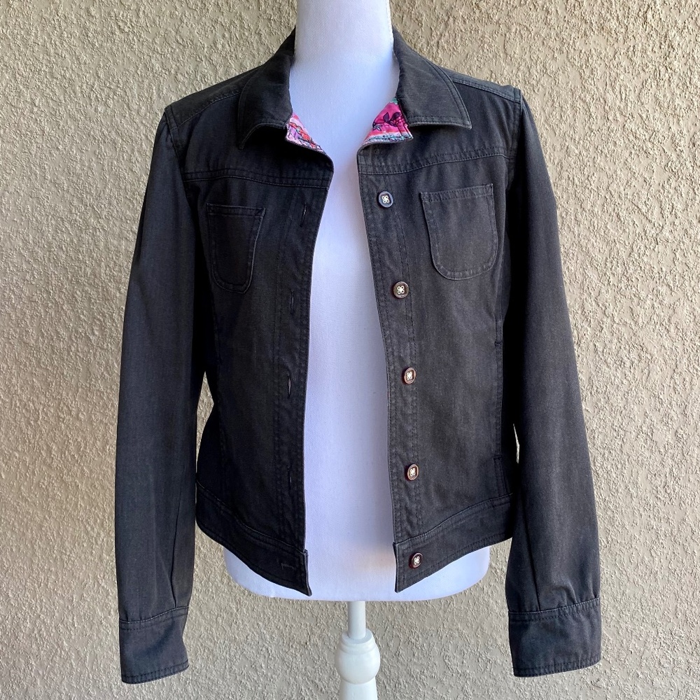 Ca.sual dark gray jacket Sz S